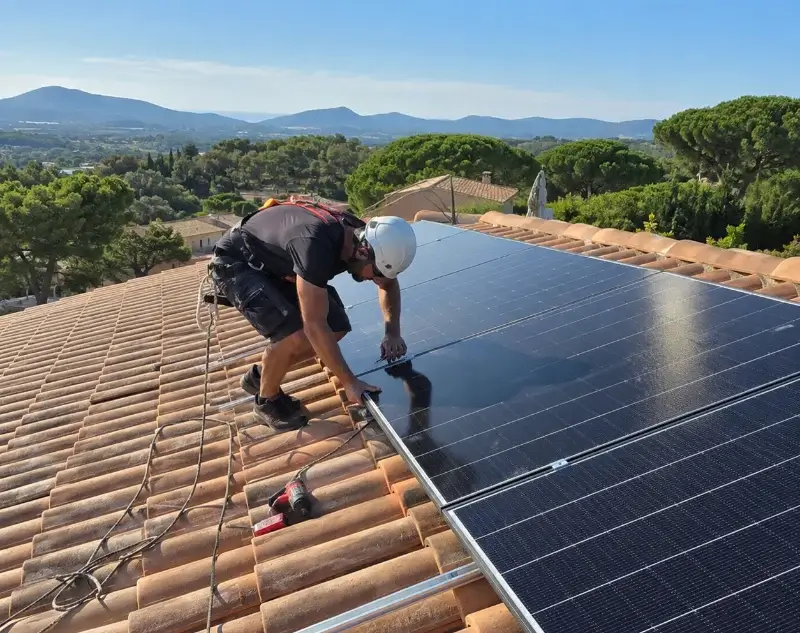 Installateur panneaux solaires Villeurbanne — pose photovoltaïque sur toiture