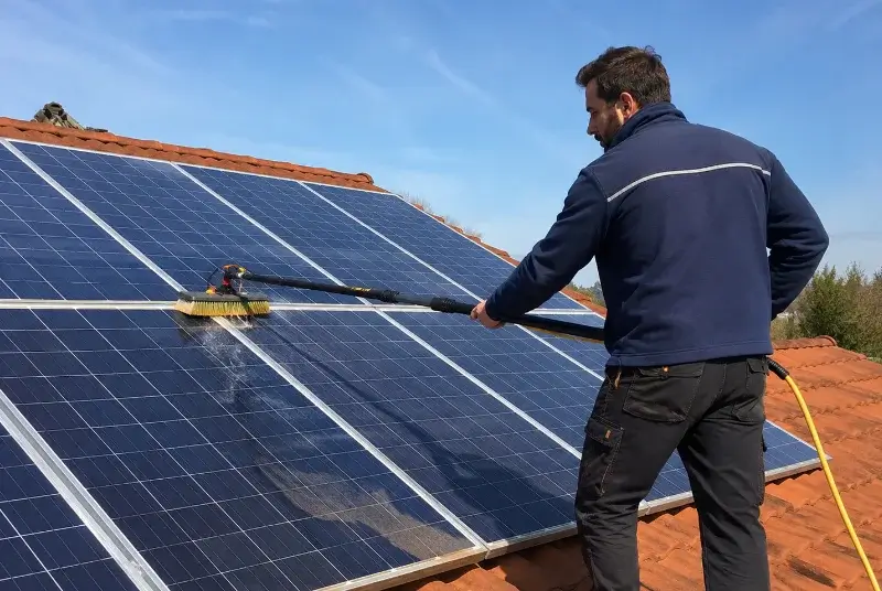 Nettoyage et entretien de panneaux solaires à Villeurbanne